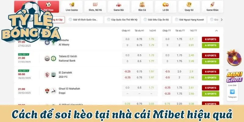 Soi Kèo Nhà Cái Mibet – Gợi Ý Hay, Đảm Bảo Thắng Mỗi Ngày 3 Cách để soi kèo tại nhà cái Mibet hiệu quả