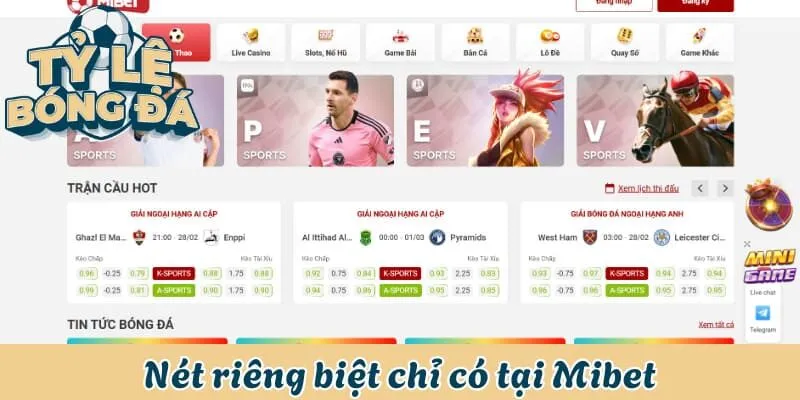 Soi Kèo Nhà Cái Mibet – Gợi Ý Hay, Đảm Bảo Thắng Mỗi Ngày 1 Nét riêng biệt chỉ có tại Mibet