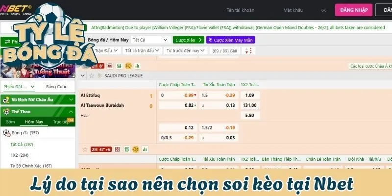 Soi Kèo Nhà Cái Nbet - Thông Tin Nhanh, Dự Đoán Chính Xác 2 Những lý do tại sao nên chọn soi kèo tại Nbet